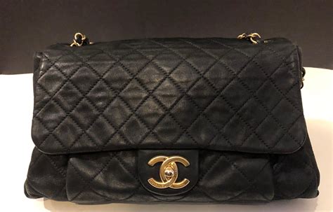 chanel quilted bag with c's|Chanel quilted reissue shoulder bag.